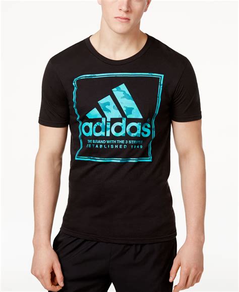 adidas t shirt herren logo farbverlauf|Men's adidas Logo T.